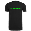 Zwart T-shirt met witte print met ik ga harder op Coreplaza