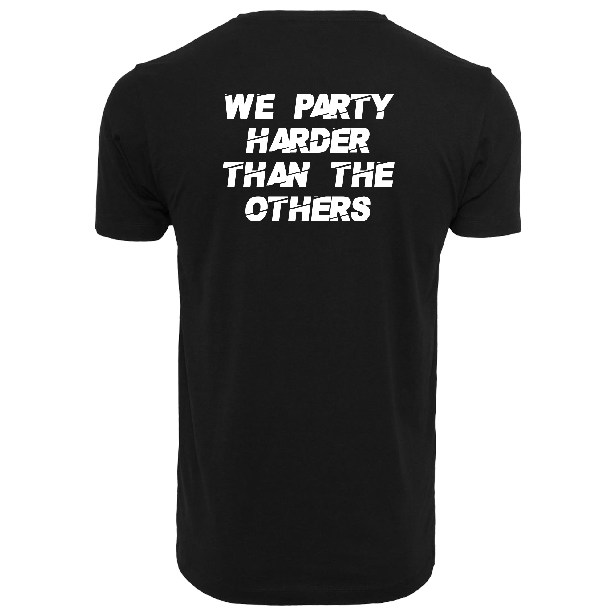 party harder, uptempo zwart tshirt op coreplaza