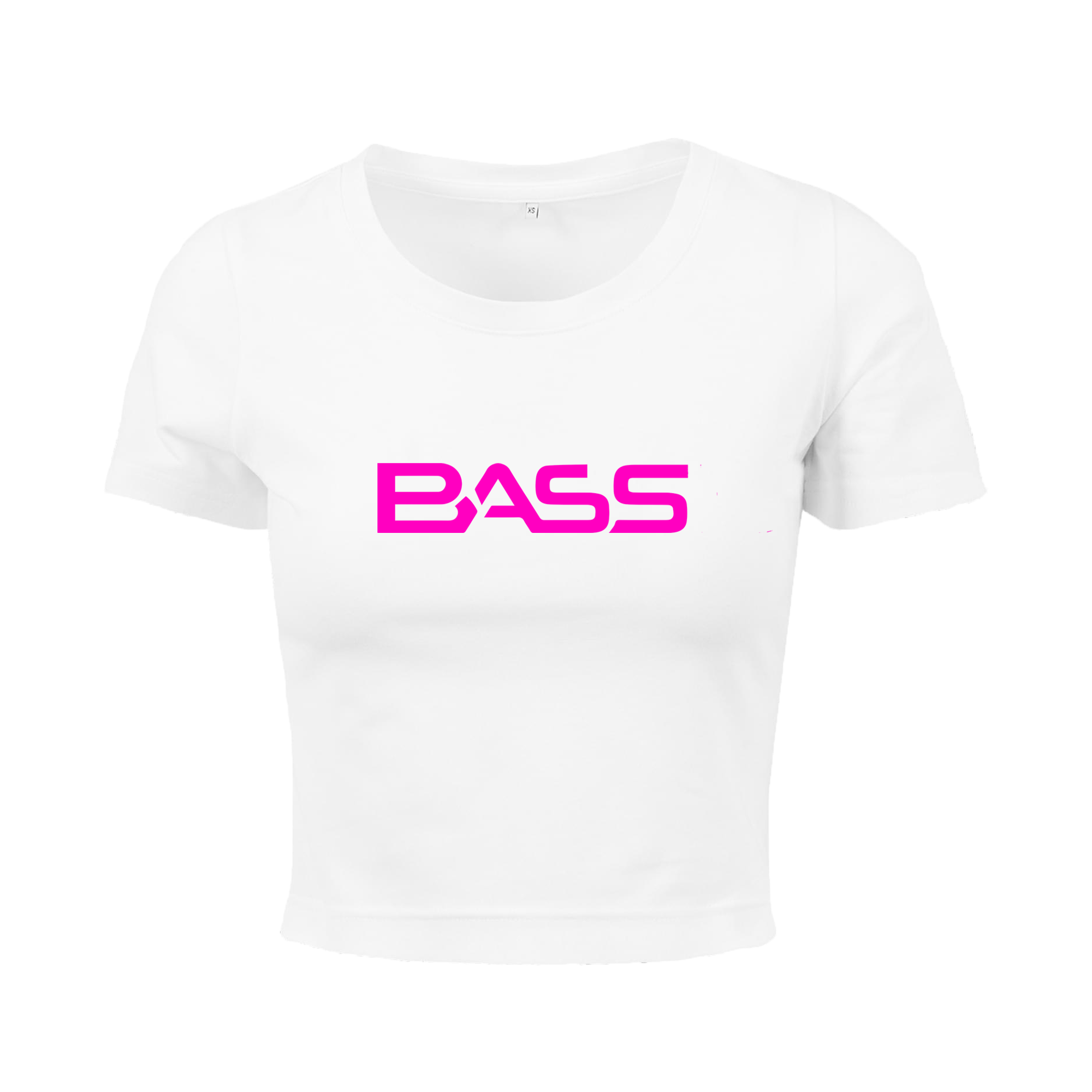 BASS Cropped ladies shirt van DJ Bassd op Coreplaza