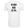 WIt t-shirt met ik ben aan de pil en hardcore pharmacist op Coreplaza.