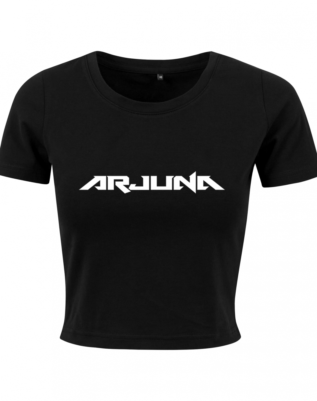Arjuna cropped T-shirt BLACK op coreplaza