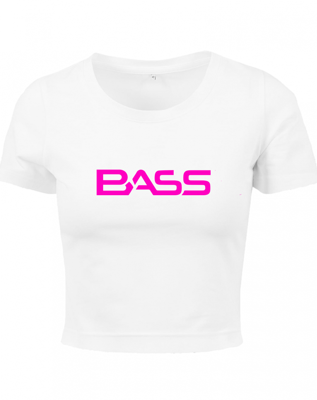 BASS Cropped ladies shirt van DJ Bassd op Coreplaza