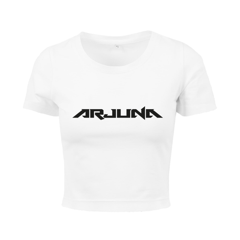 Arjuna cropped T-shirt white op coreplaza