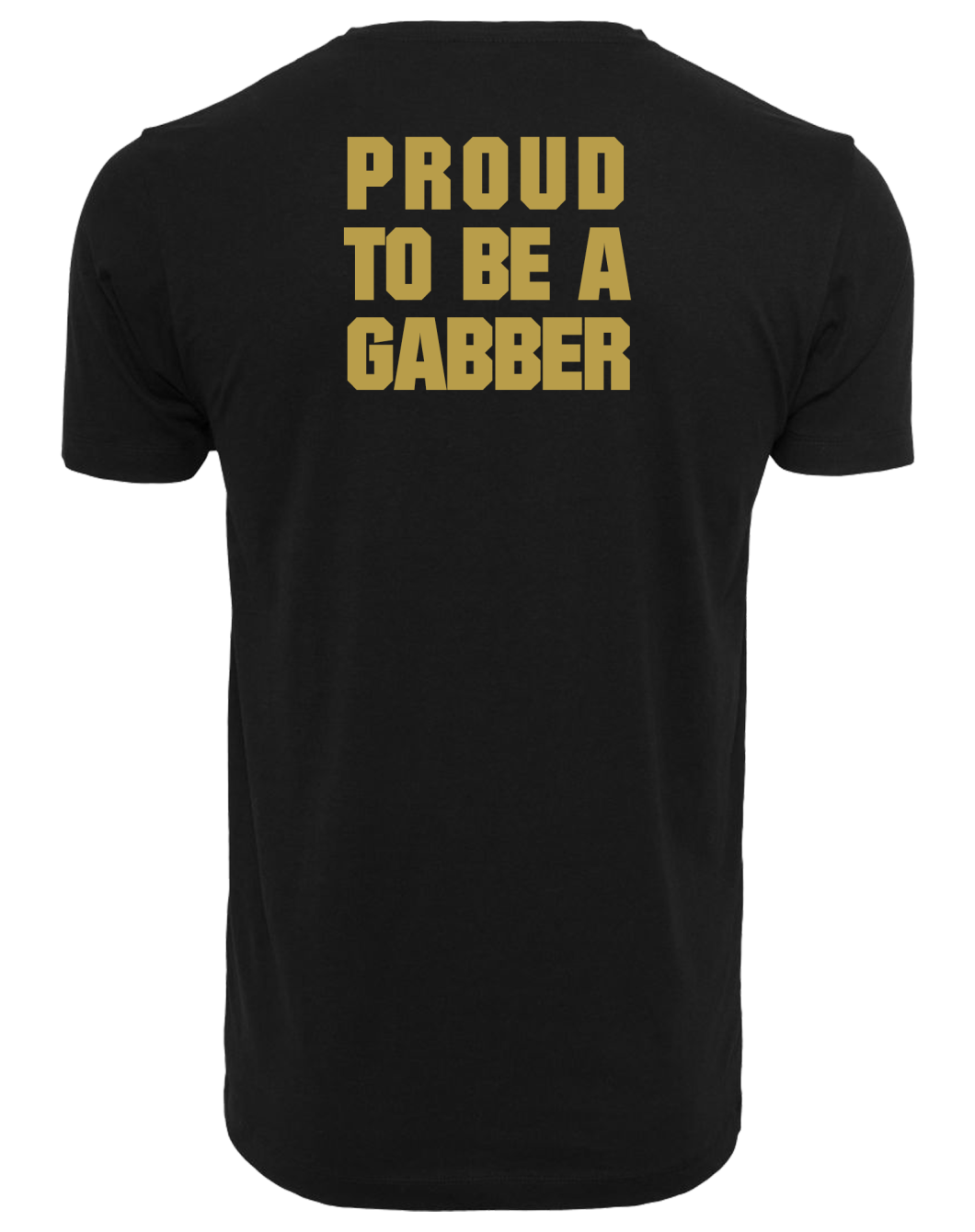 proud to be a gabber zwart t-shirt op coreplaza